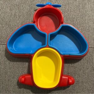 Vintage Pecoware airplane plate - 1980s ish